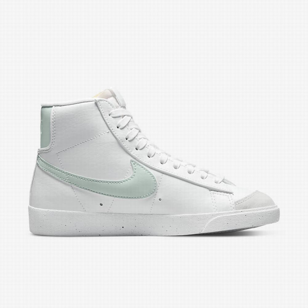 Tenisky Nike Blazer Mid '77 Next Nature Damske Biele Zelene | SK630589