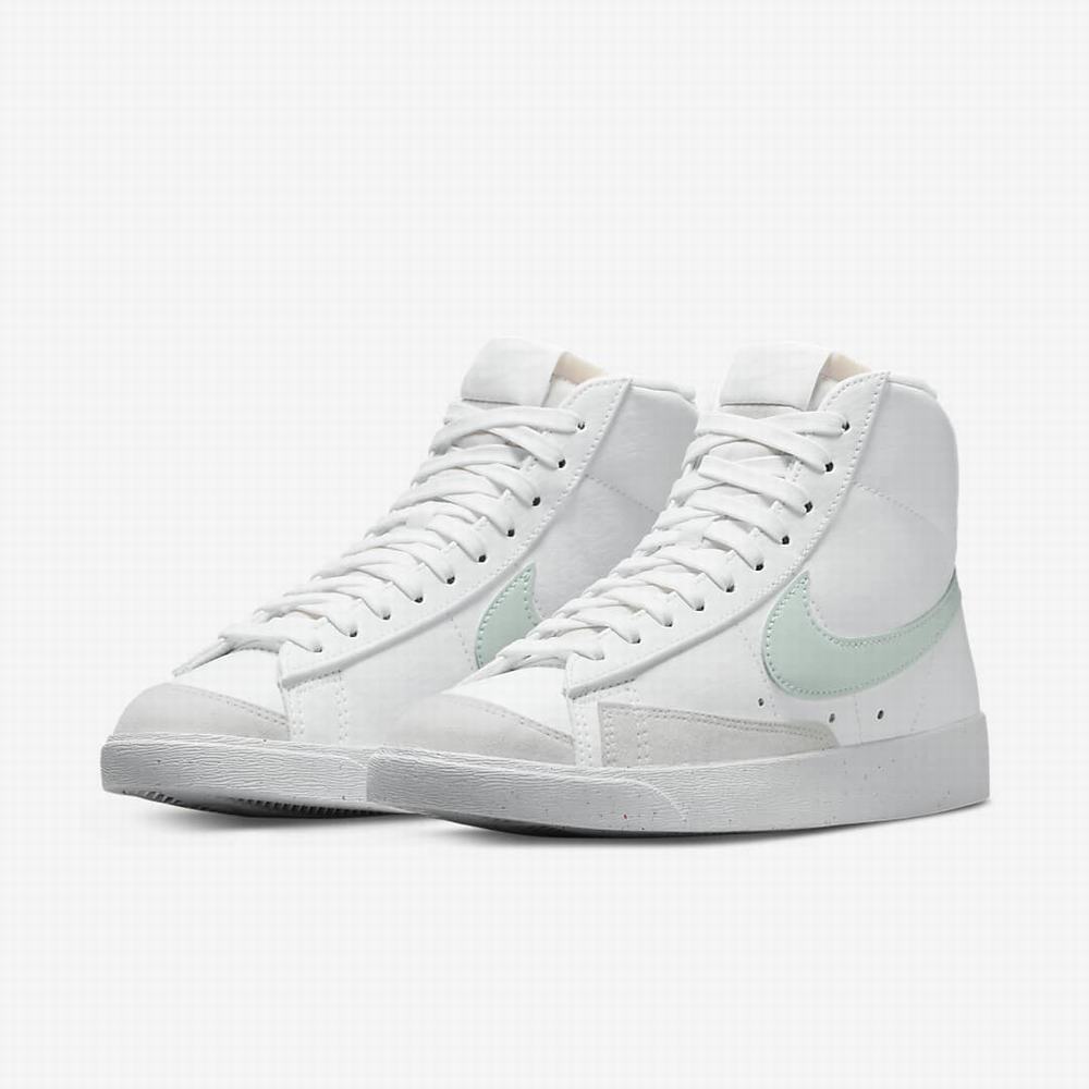 Tenisky Nike Blazer Mid '77 Next Nature Damske Biele Zelene | SK630589