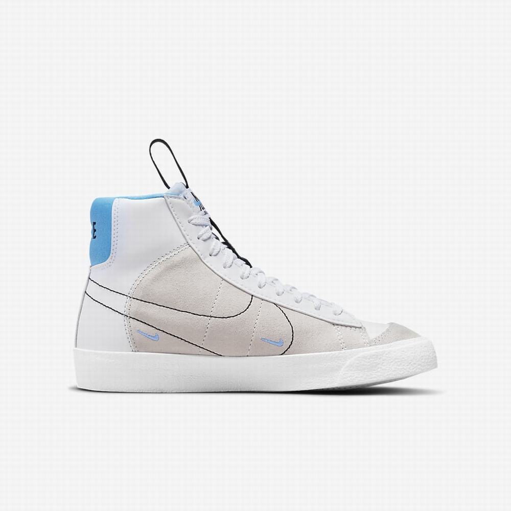 Tenisky Nike Blazer Mid '77 SE Dance Detske Biele Čierne Modre | SK560849