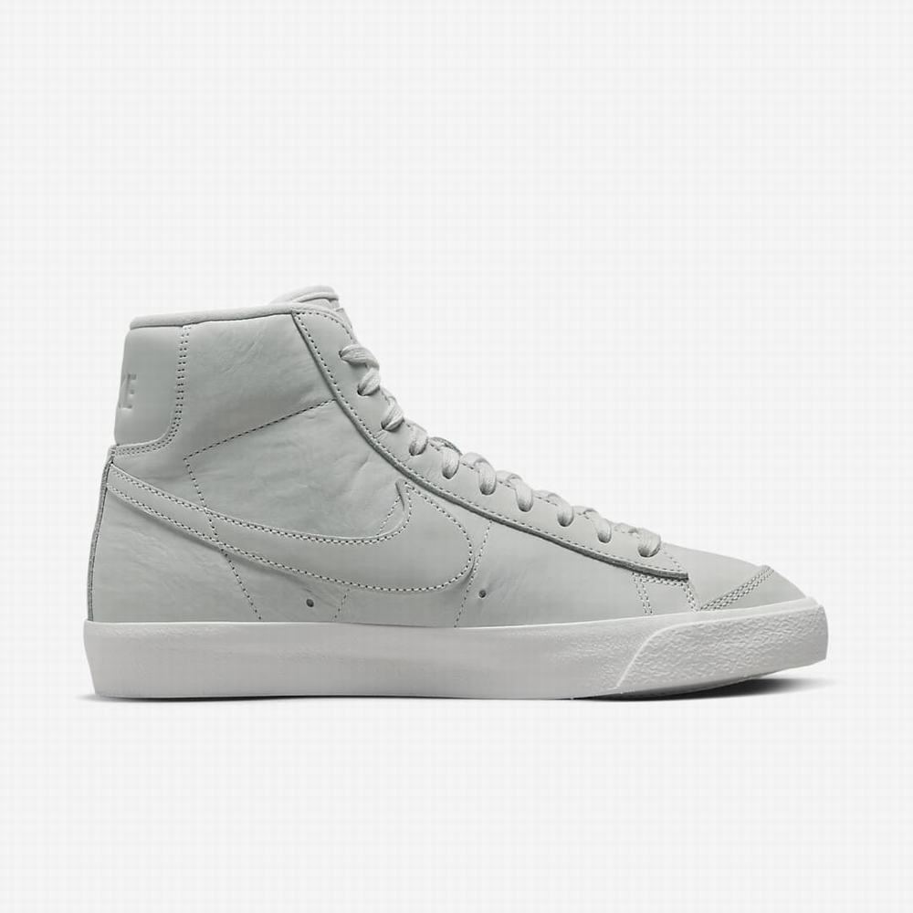 Tenisky Nike Blazer Mid Premium Damske Siva Biele | SK095283