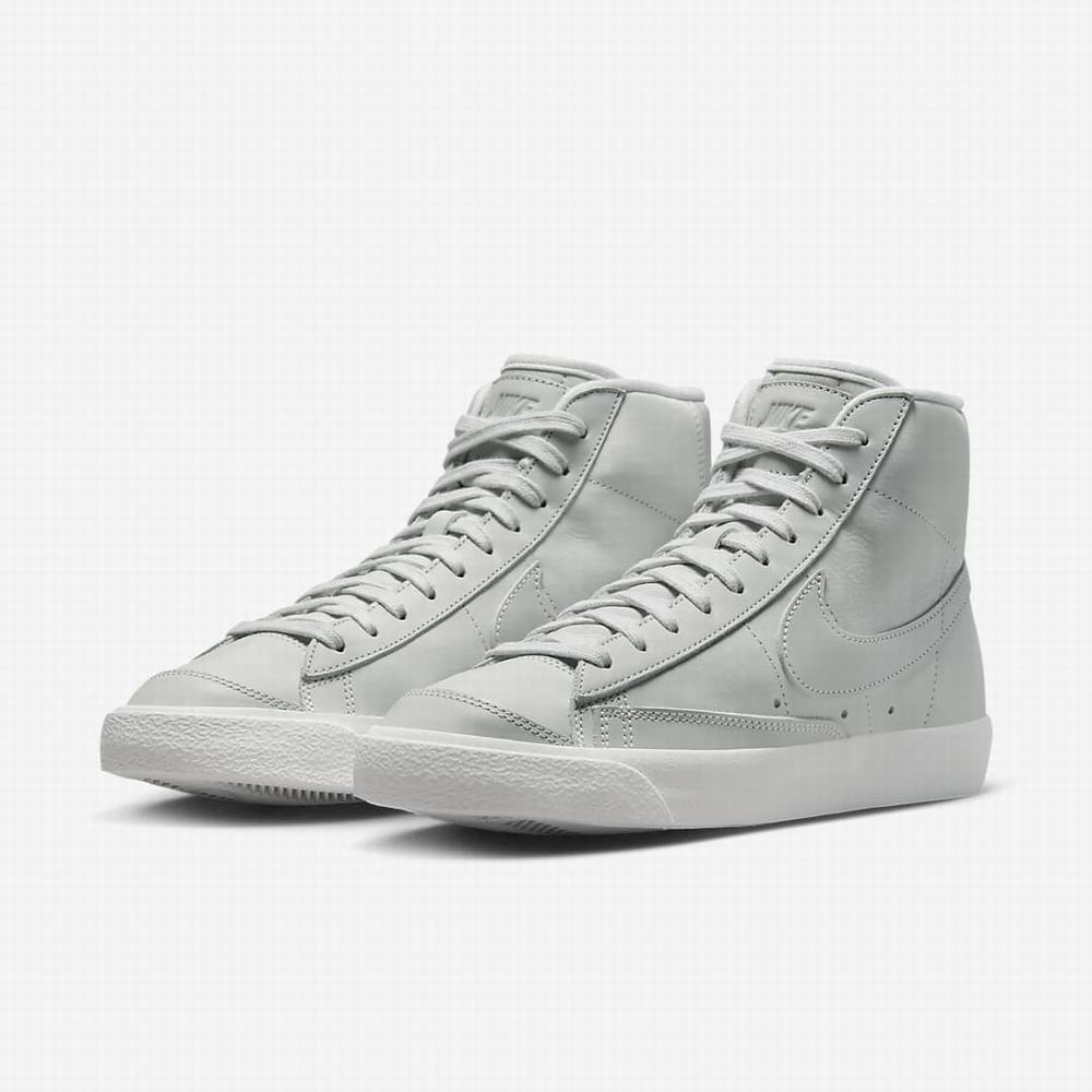 Tenisky Nike Blazer Mid Premium Damske Siva Biele | SK095283