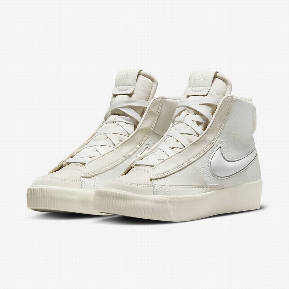 Tenisky Nike Blazer Mid Victory Damske Biele Svetlo Krém Biele | SK510947