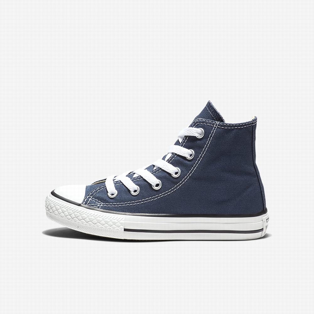 Tenisky Nike Converse Chuck Taylor All Star High Top (10.5c-3y) Detske Námornícka Modrá | SK567304