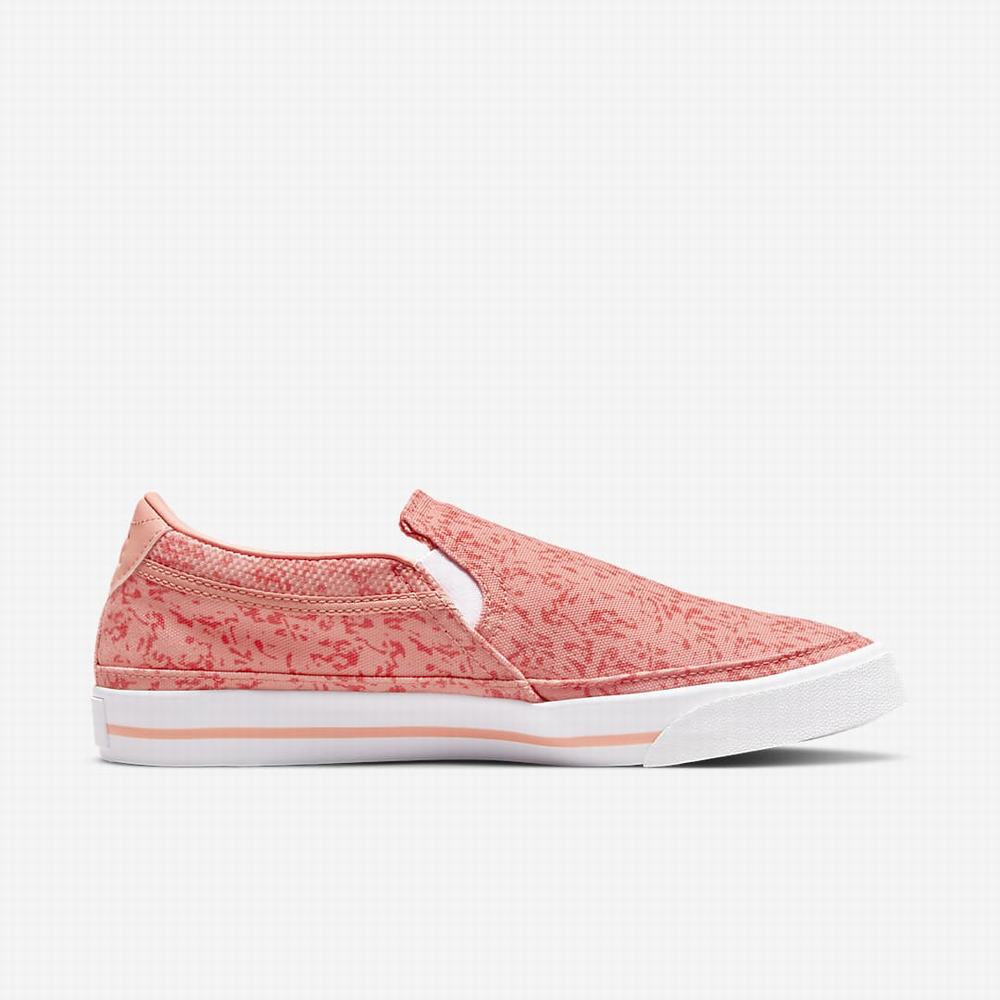 Tenisky Nike Court Legacy Print Damske Ruzove Biele | SK354891