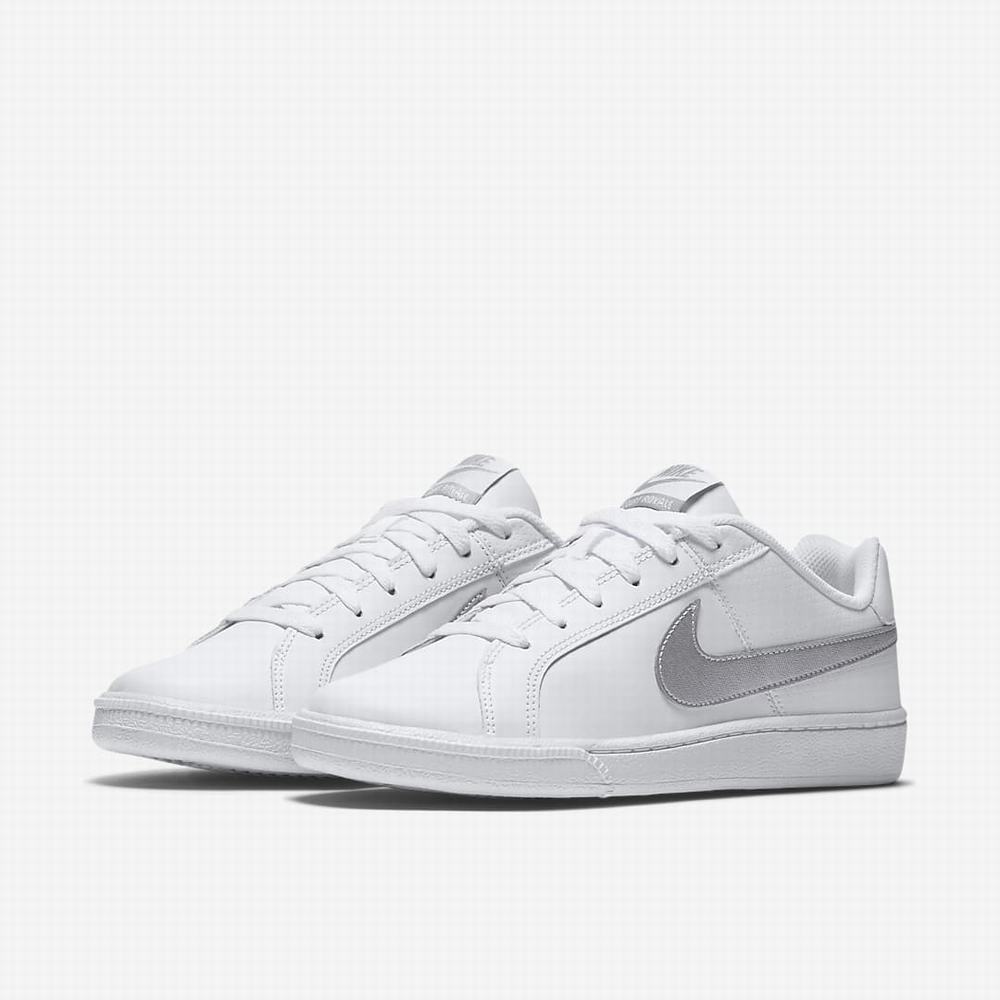 Tenisky Nike Court Royale Damske Biele Metal Strieborne | SK519427