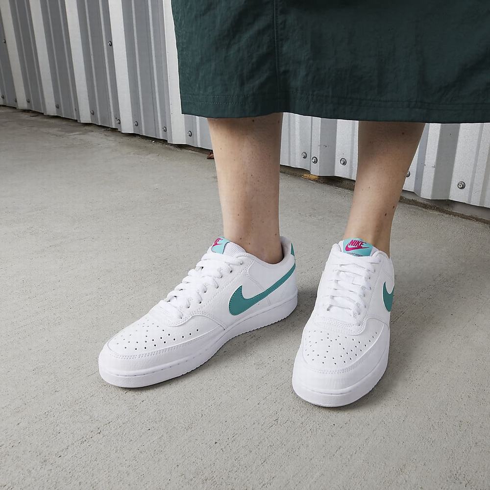 Tenisky Nike Court Vision Low Damske Biele Ruzove Modre Svetlomodrá Tyrkysové | SK329416