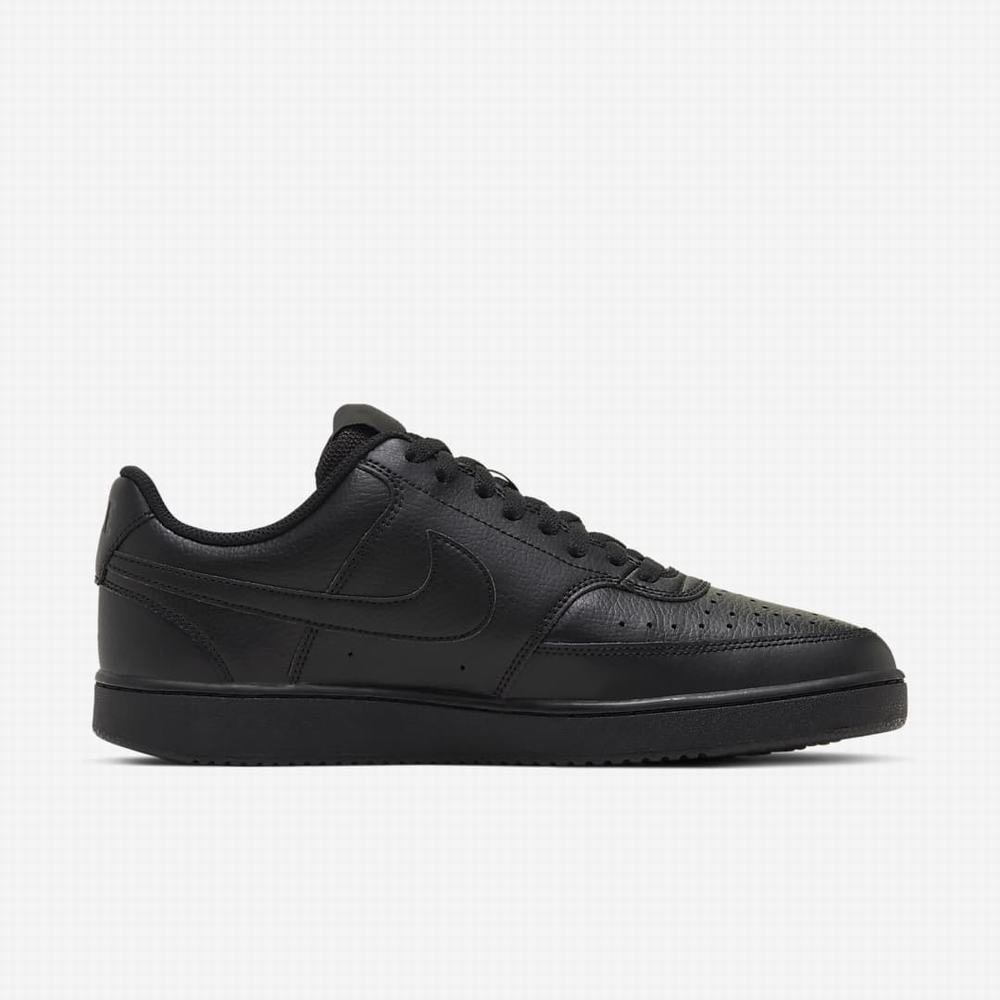 Tenisky Nike Court Vision Low Damske Čierne | SK607153