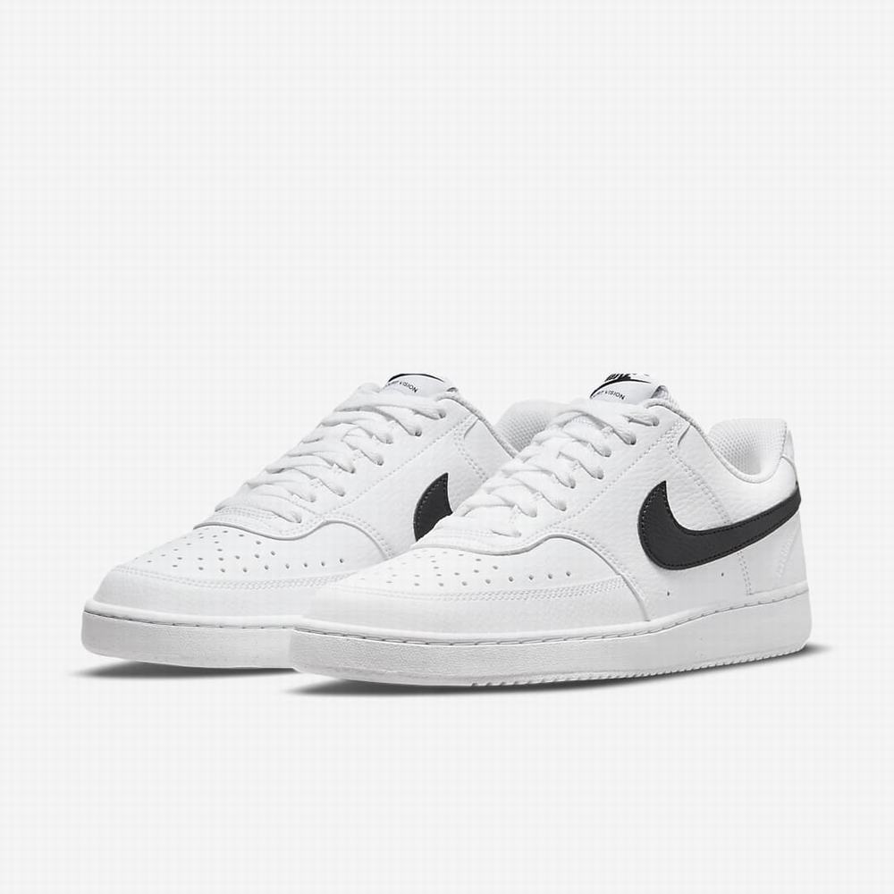 Tenisky Nike Court Vision Low Next Nature Damske Biele Čierne | SK687392