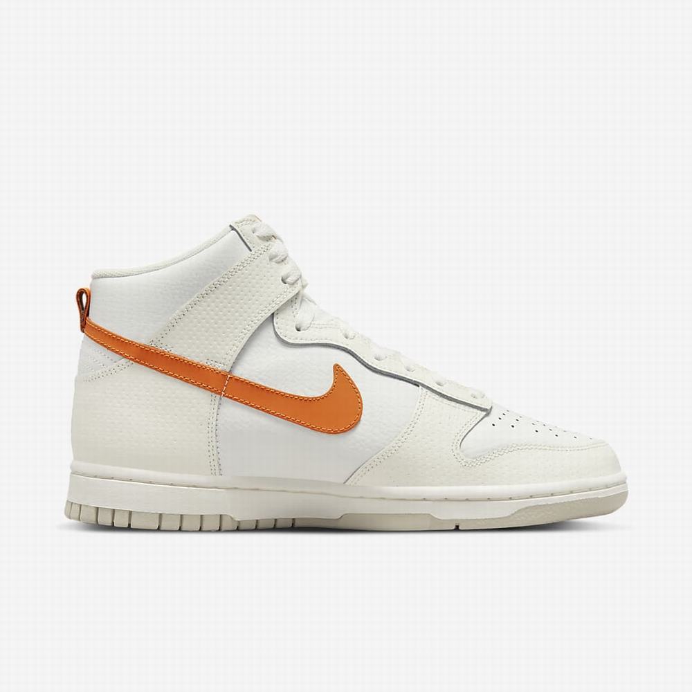 Tenisky Nike Dunk High Damske Biele Oranžové | SK036451