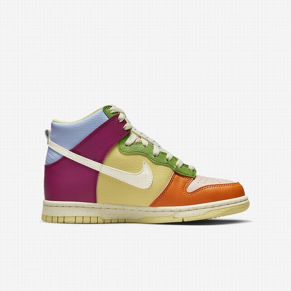 Tenisky Nike Dunk High Next Nature Detske Nachový Kráľovská Modrá Oranžové | SK951680