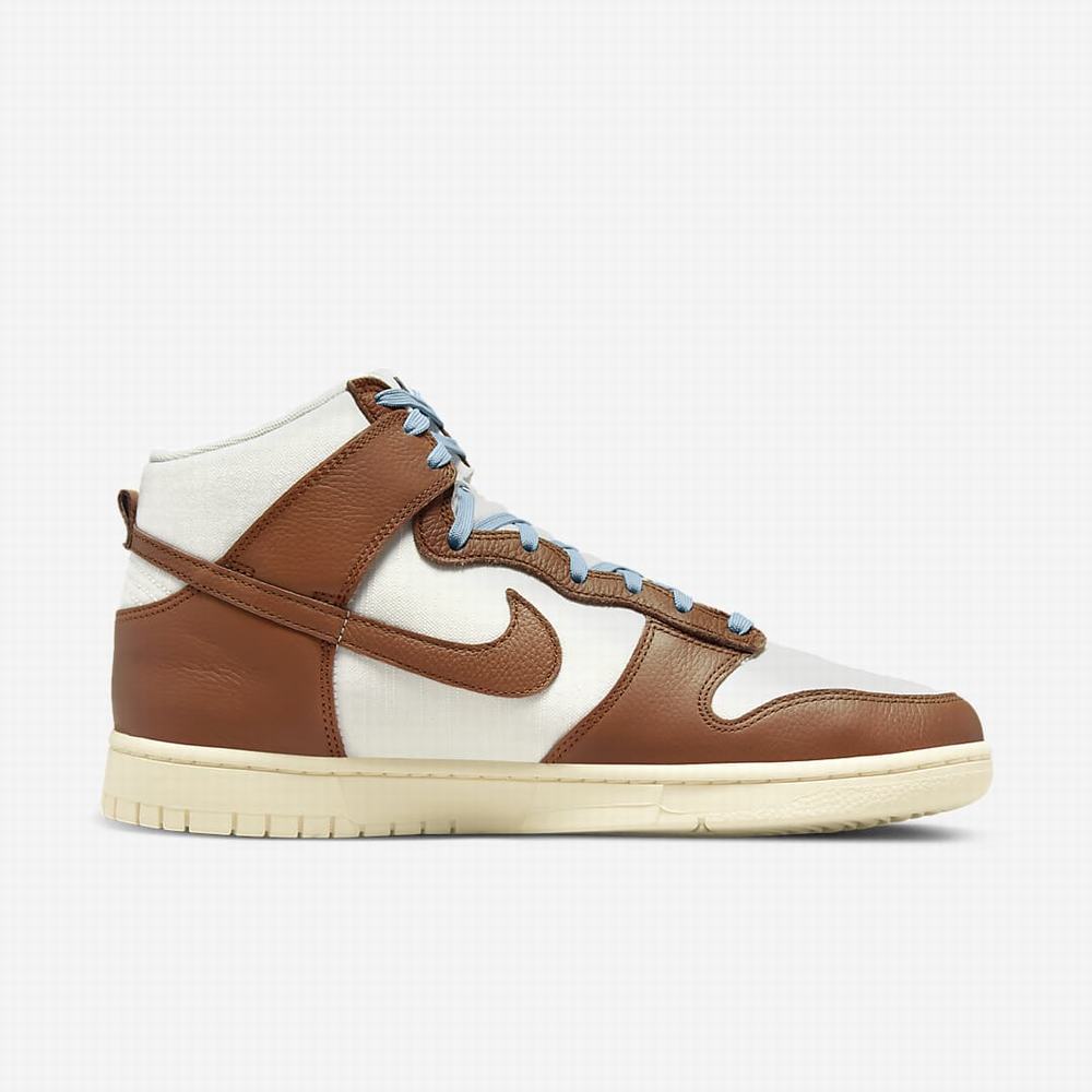 Tenisky Nike Dunk High Retro Premium Panske Hnede Modre | SK560129