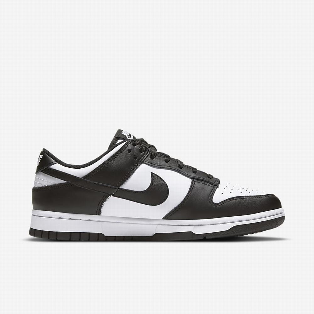 Tenisky Nike Dunk Low Damske Biele Čierne | SK769243