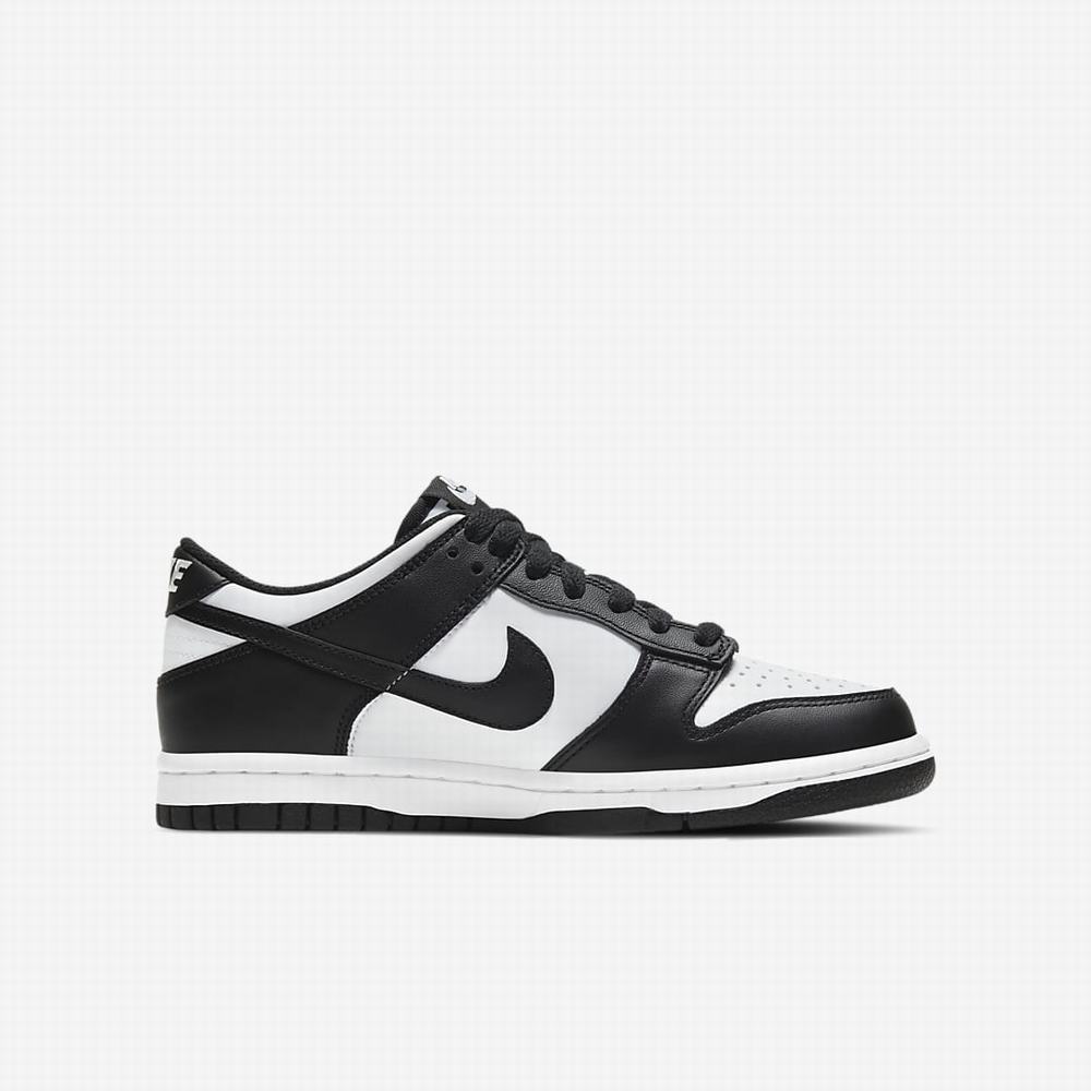 Tenisky Nike Dunk Low Detske Biele Čierne | SK061735