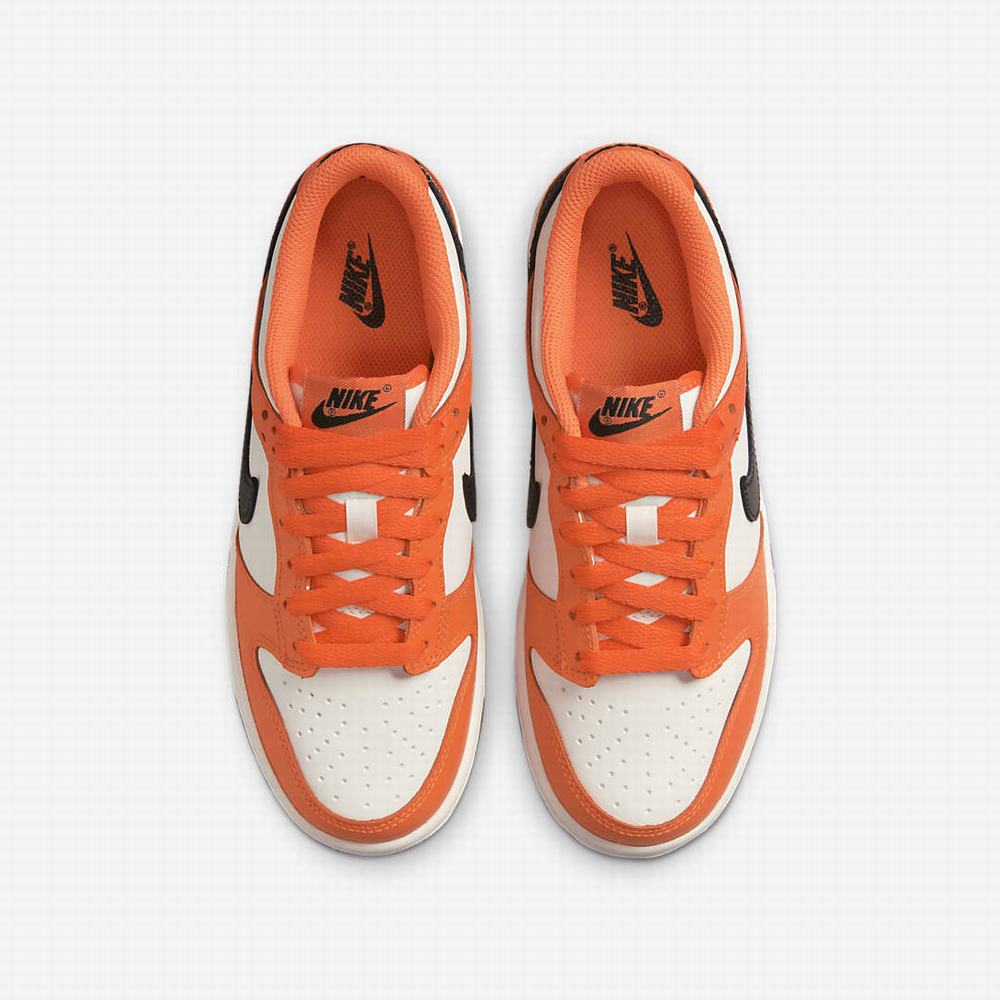 Tenisky Nike Dunk Low Detske Béžové Oranžové Čierne | SK219657