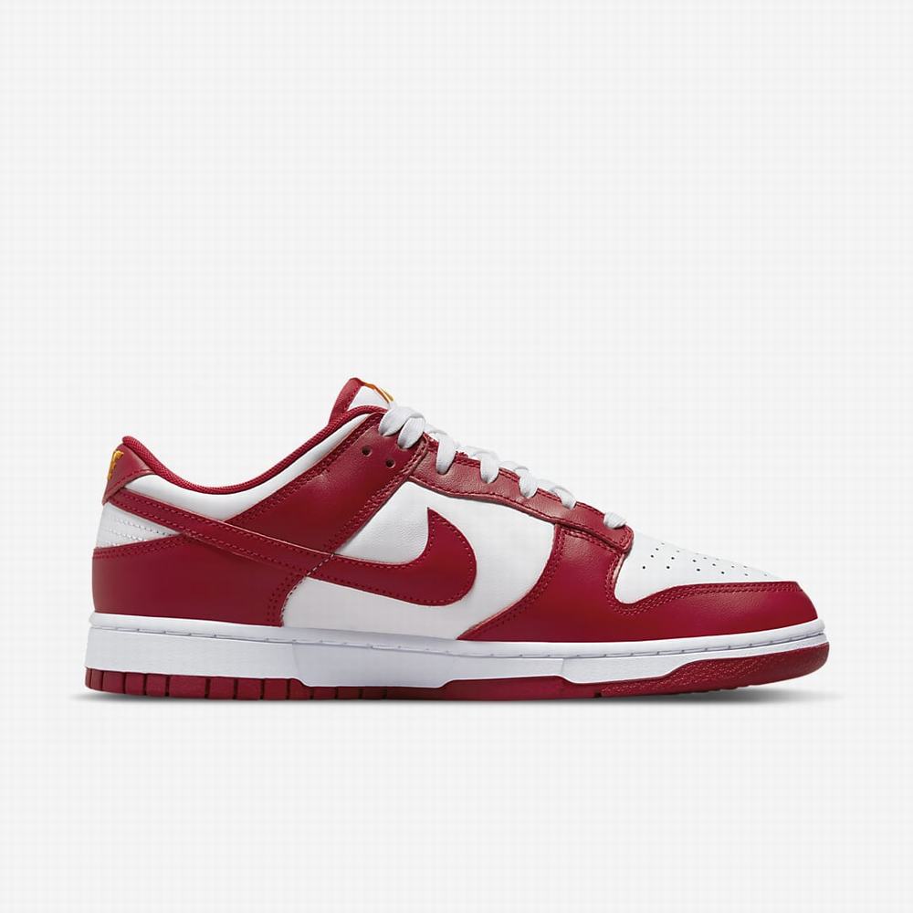 Tenisky Nike Dunk Low Retro Panske Červené Biele Zlate Červené | SK610437