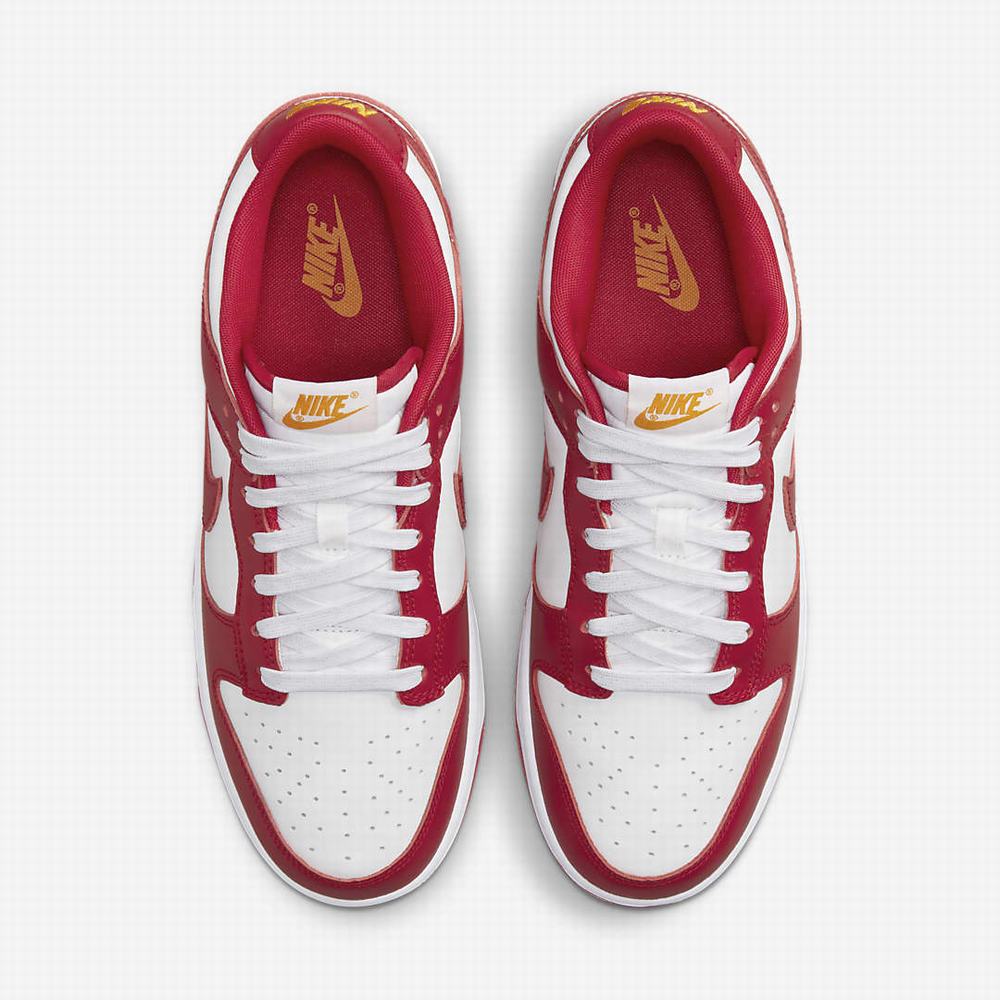 Tenisky Nike Dunk Low Retro Panske Červené Biele Zlate Červené | SK610437