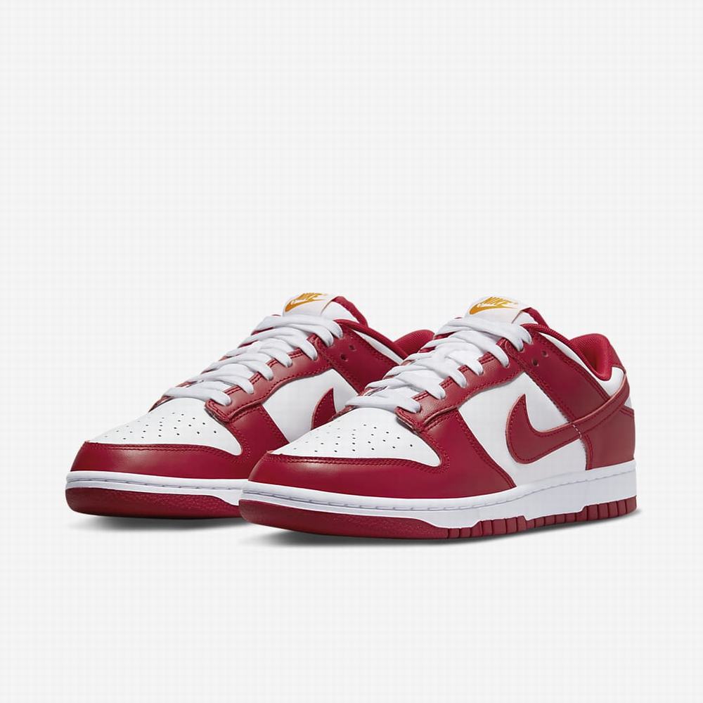 Tenisky Nike Dunk Low Retro Panske Červené Biele Zlate Červené | SK610437