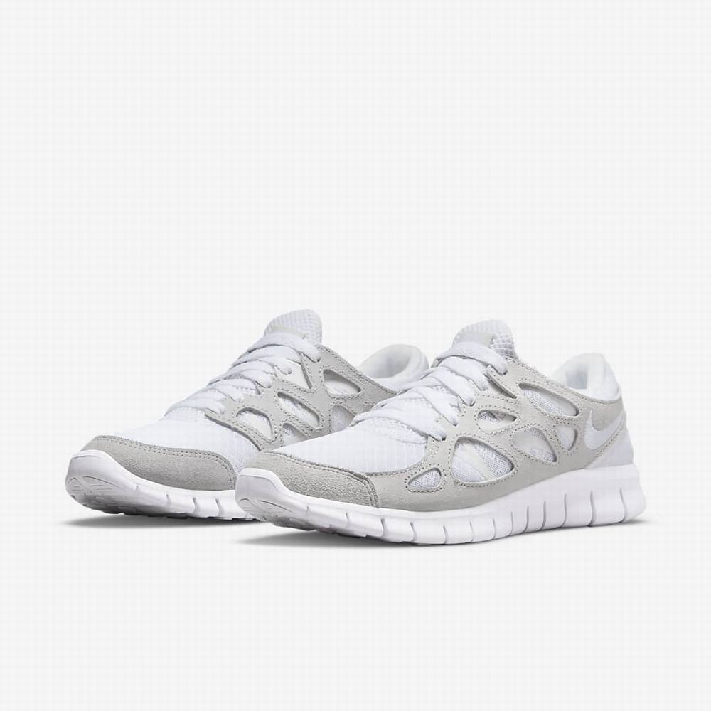 Tenisky Nike Free Run 2 Damske Biele Platina Biele | SK659172