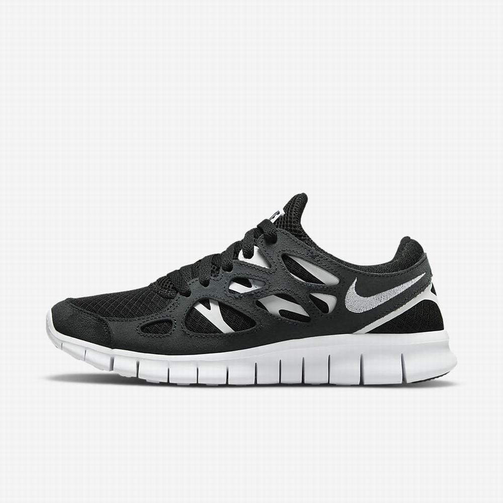 Tenisky Nike Free Run 2 Damske Čierne Biele | SK189746