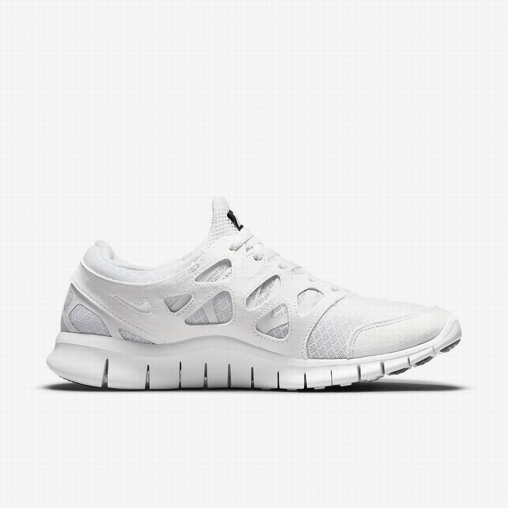 Tenisky Nike Free Run 2 Panske Biele Platina Čierne | SK856913