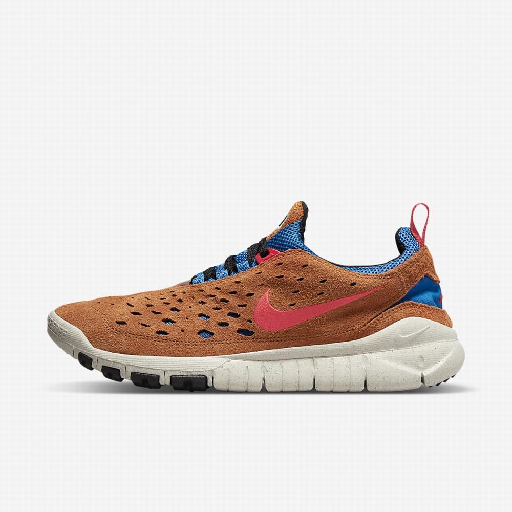 Tenisky Nike Free Run Trail Panske Tmavo Modre Svetlo Krém Červené | SK965281