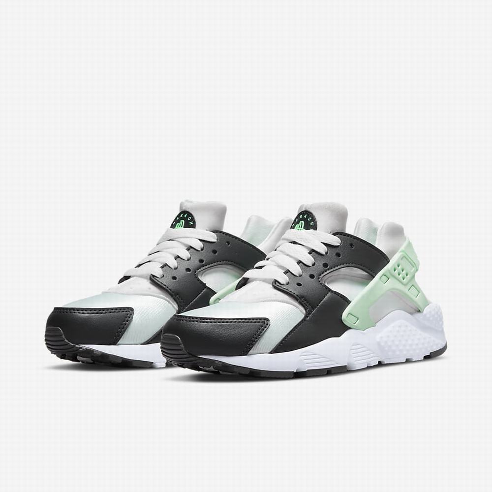 Tenisky Nike Huarache Run Detske Biele Mätové | SK951640