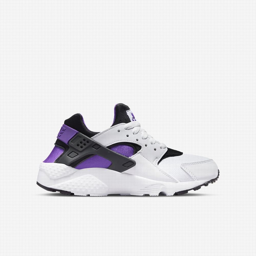 Tenisky Nike Huarache Run Detske Biele Nachový Čierne | SK809746