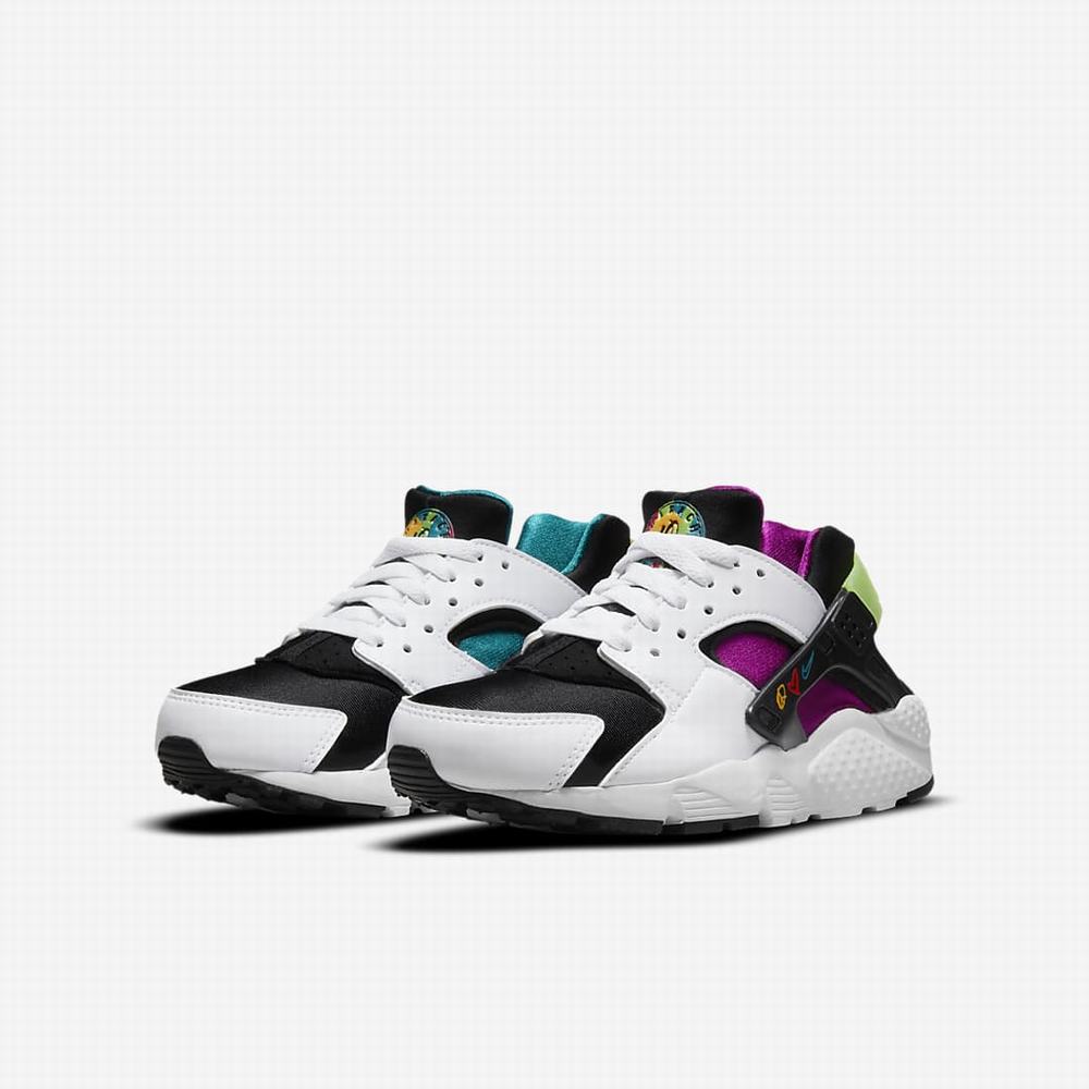 Tenisky Nike Huarache Run Detske Biele Čierne Červené | SK560483