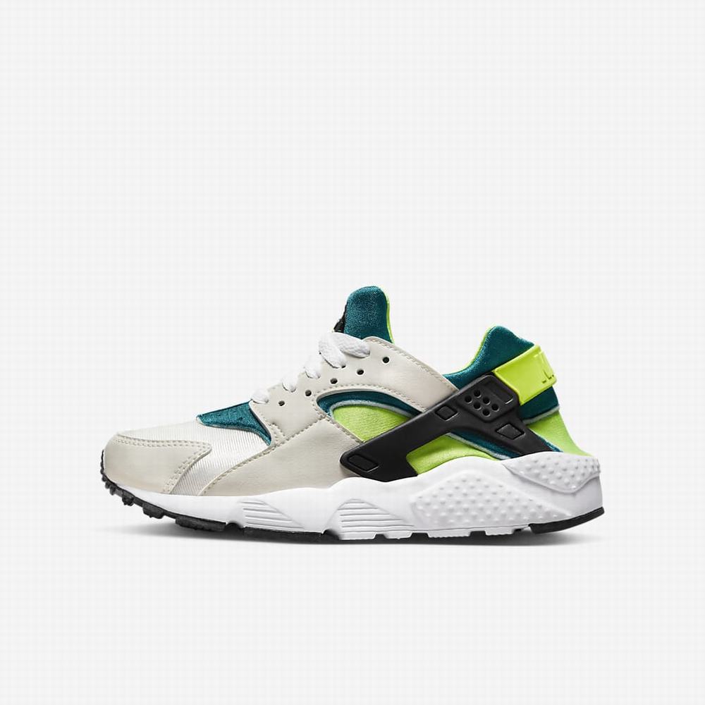 Tenisky Nike Huarache Run Detske Béžové Čierne | SK437980