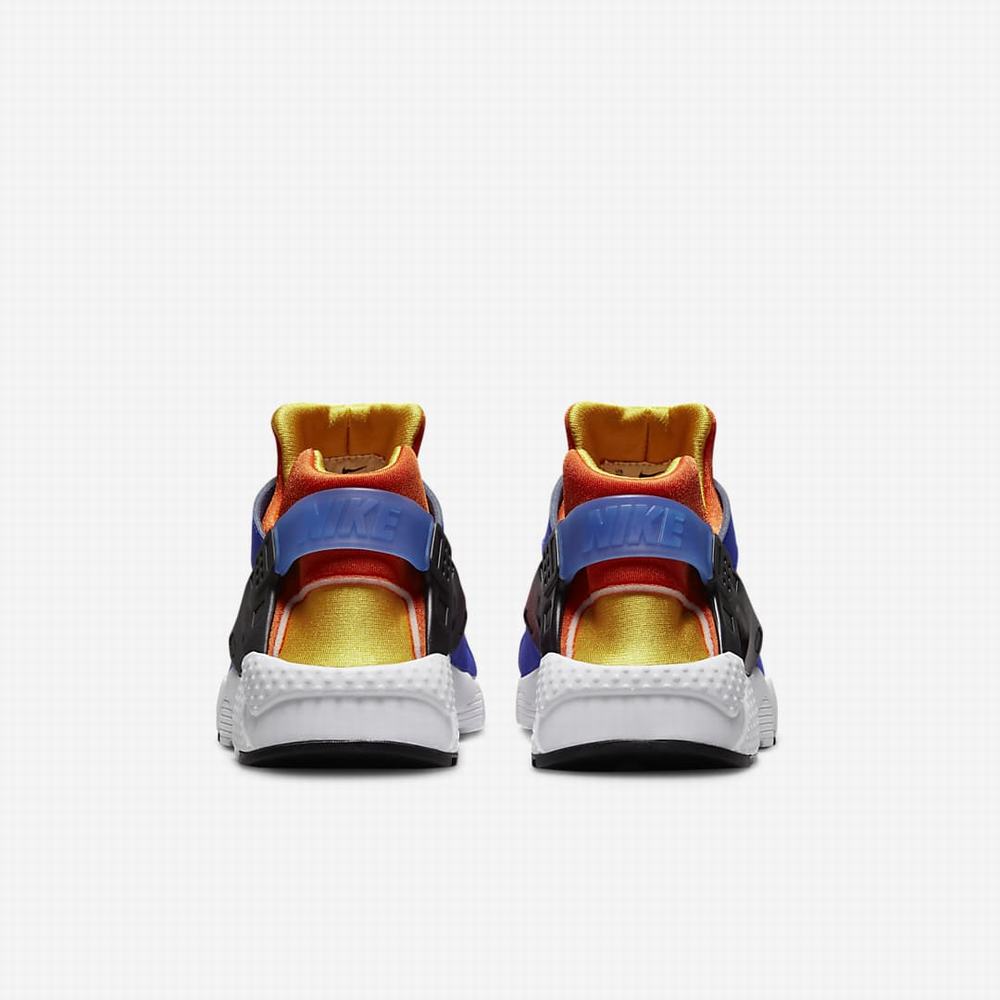 Tenisky Nike Huarache Run Detske Kráľovská Modrá Oranžové Čierne Žlté | SK897432