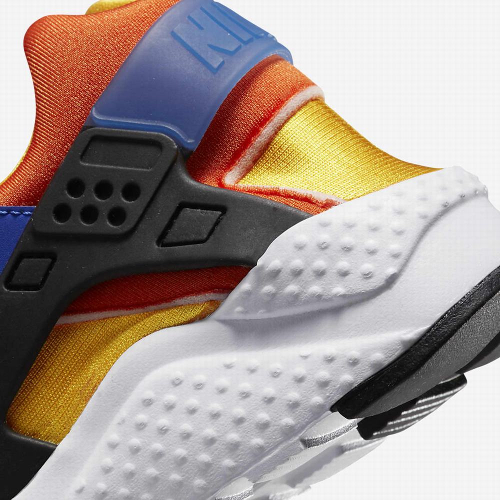 Tenisky Nike Huarache Run Detske Kráľovská Modrá Oranžové Čierne Žlté | SK897432