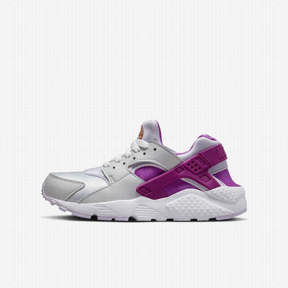 Tenisky Nike Huarache Run Detske Platina Nachový Metal Meď | SK820159