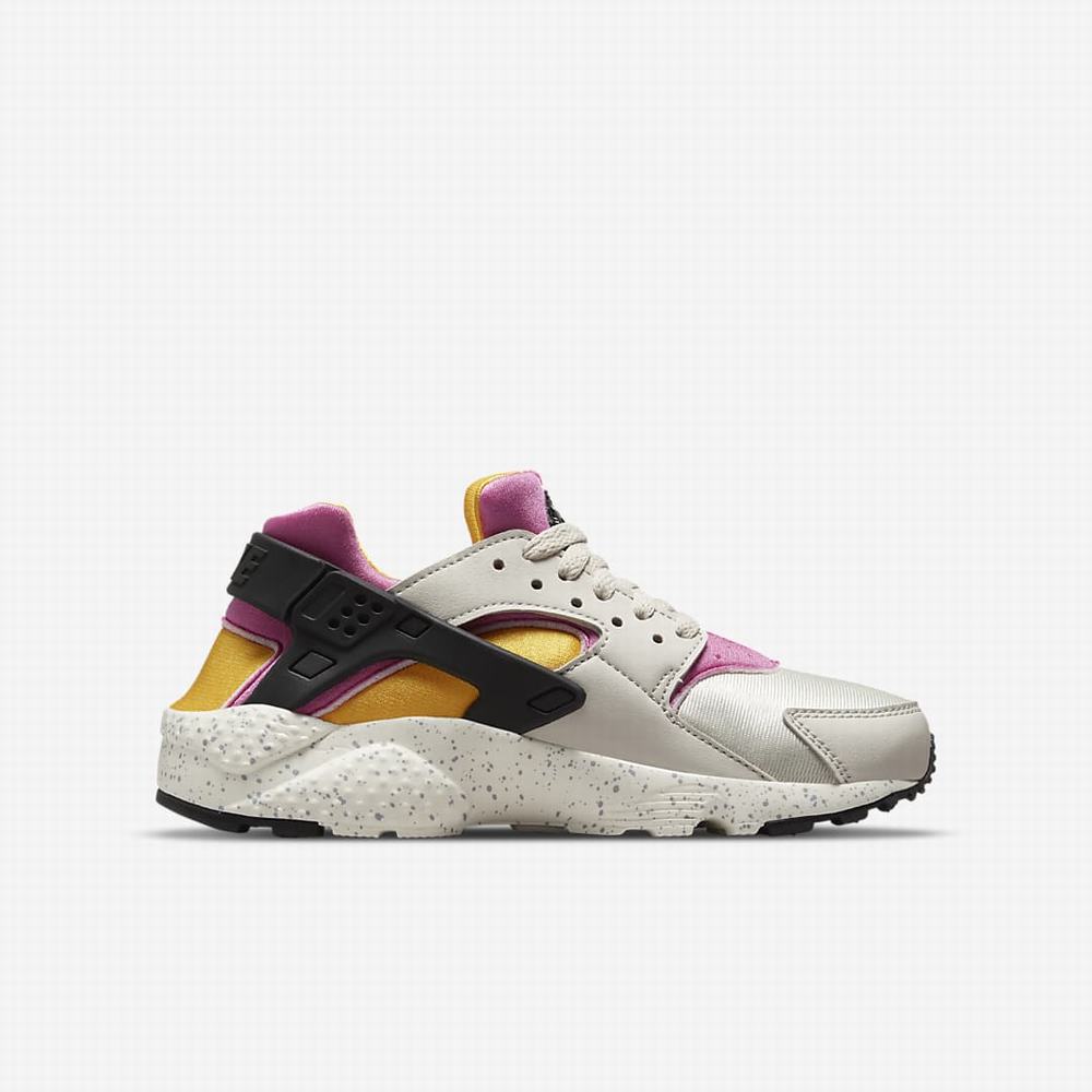 Tenisky Nike Huarache Run Detske Svetlo Siva Zlate Čierne Ruzove | SK153684