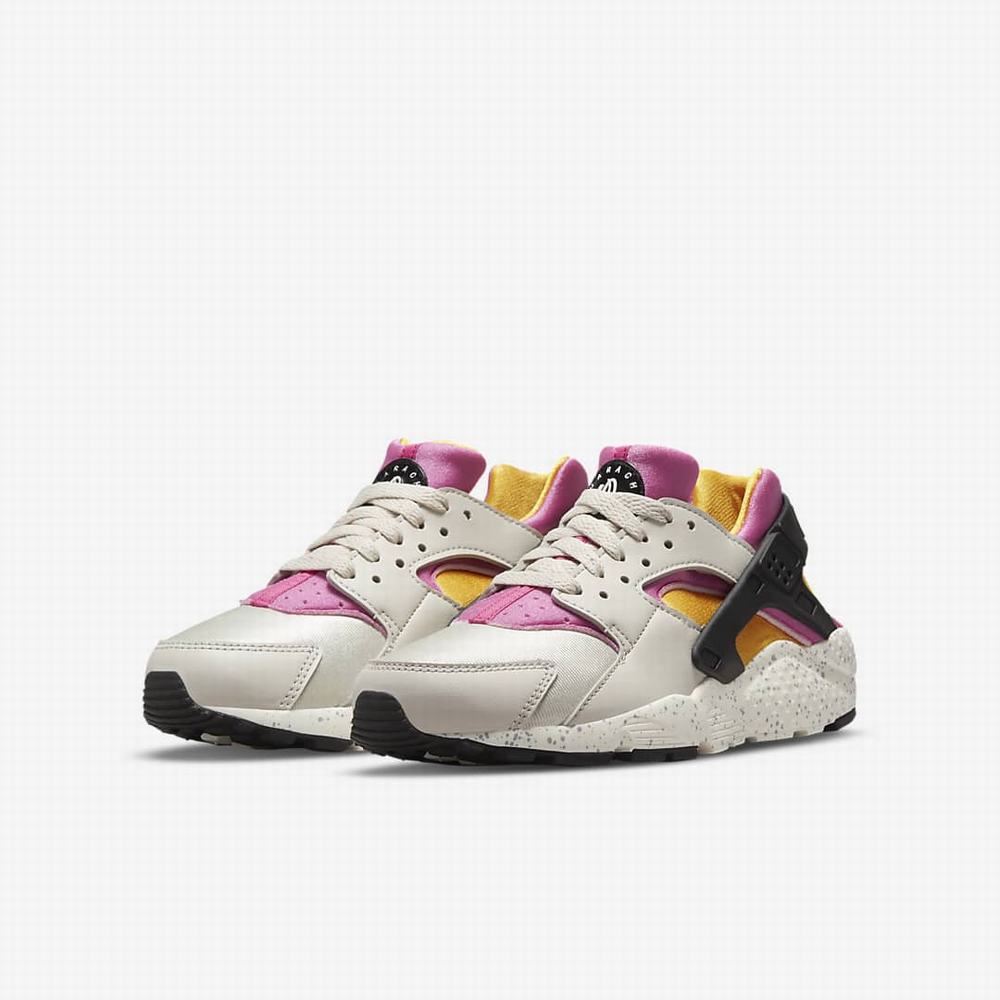 Tenisky Nike Huarache Run Detske Svetlo Siva Zlate Čierne Ruzove | SK153684