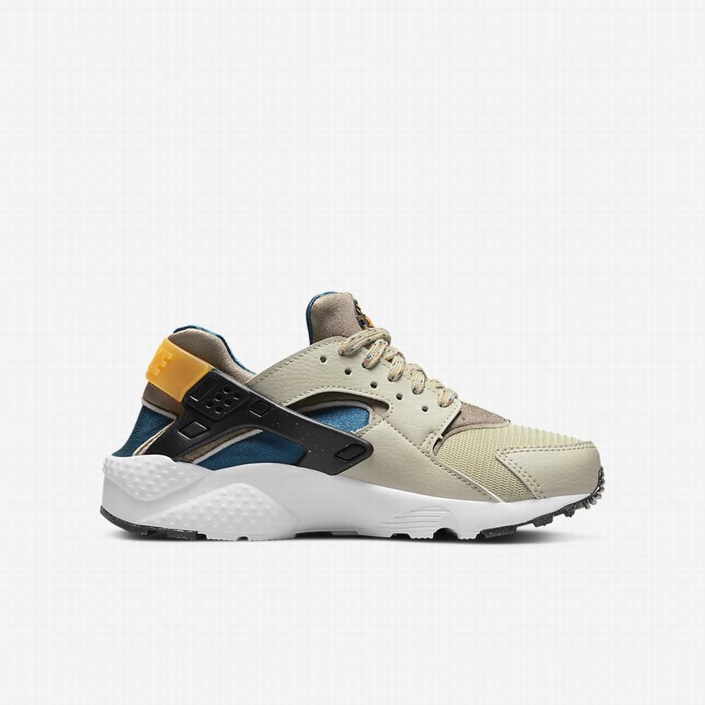 Tenisky Nike Huarache Run Detske Svetlo Siva Čierne | SK836940