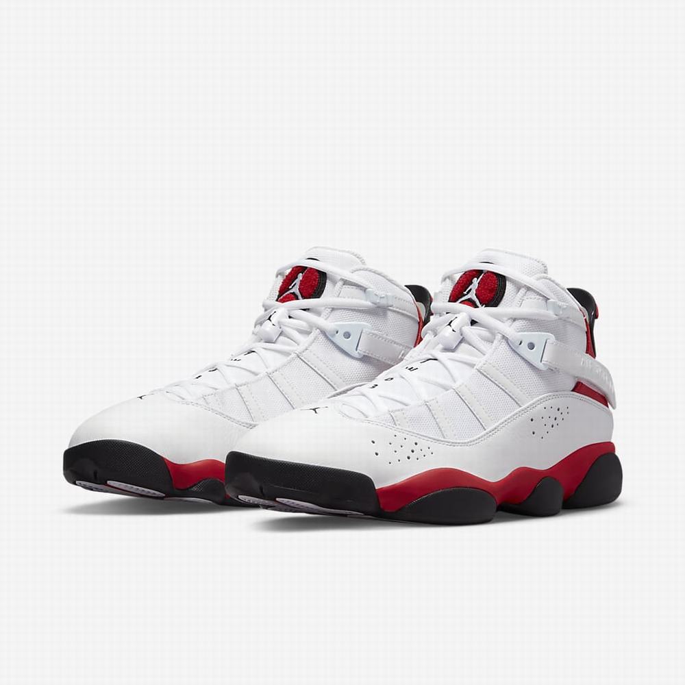 Tenisky Nike Jordan 6 Rings Panske Biele Červené Čierne | SK569374