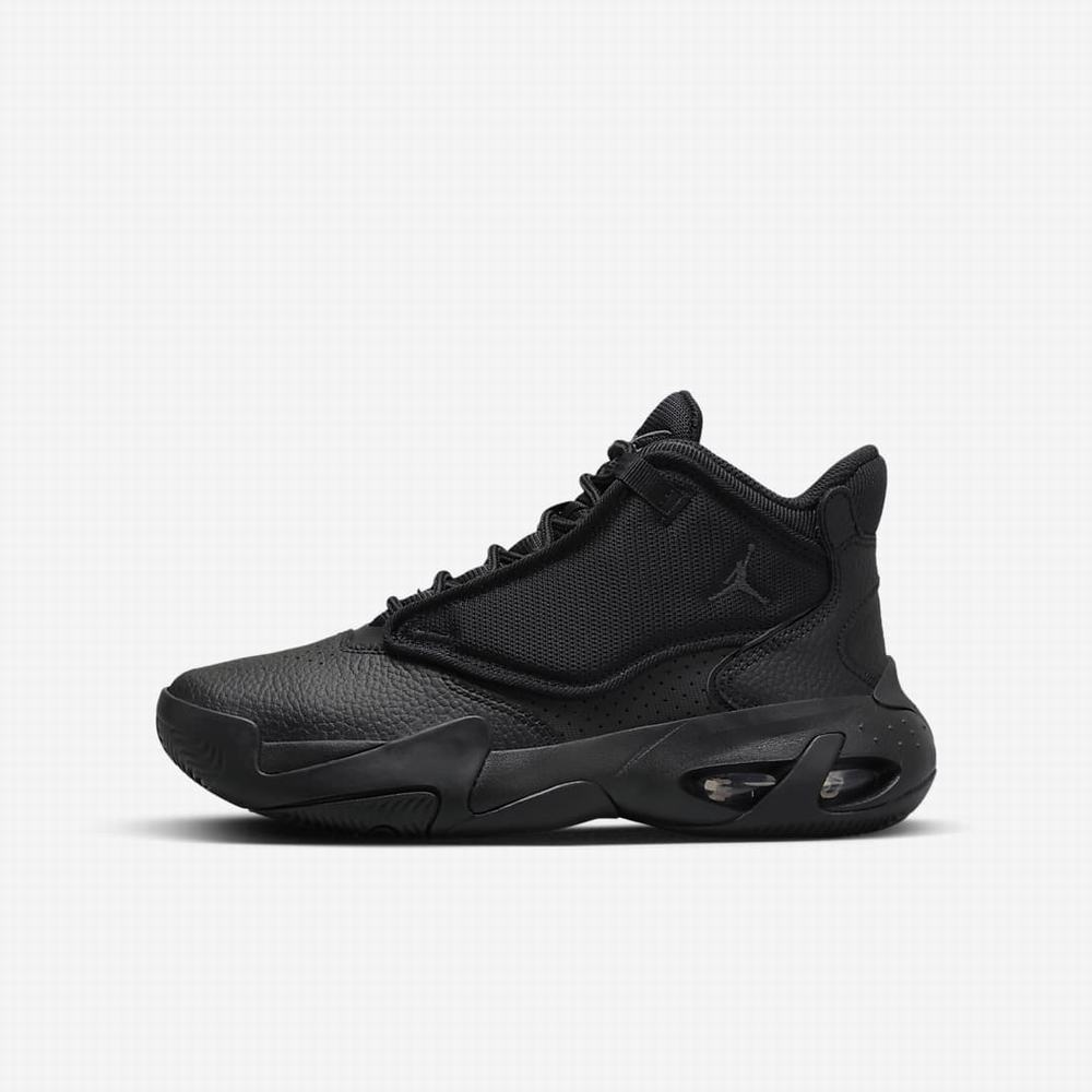 Tenisky Nike Jordan Max Aura 4 Detske Čierne Tmavo Siva | SK472683