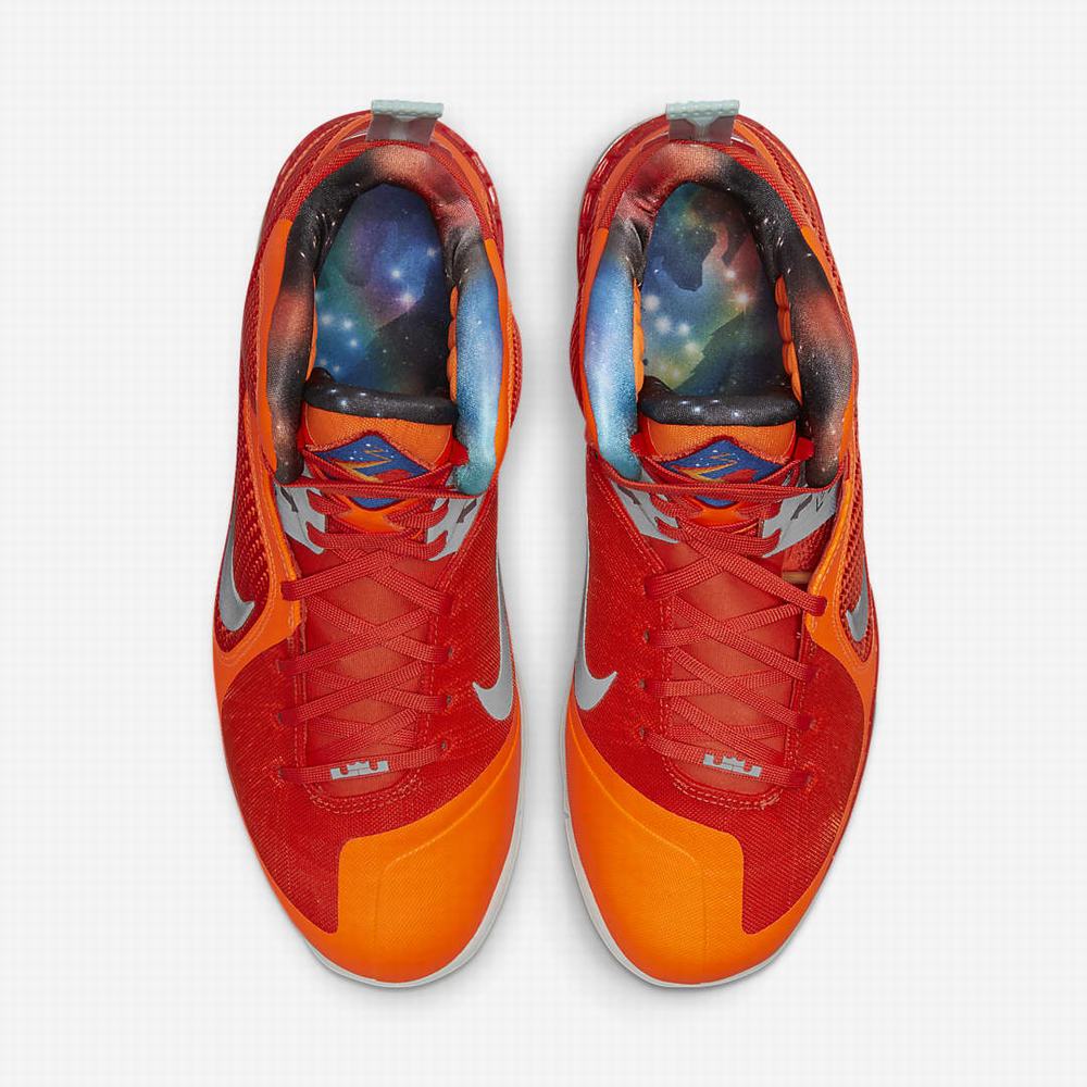 Tenisky Nike LeBron 9 Panske Oranžové Strieborne | SK416598