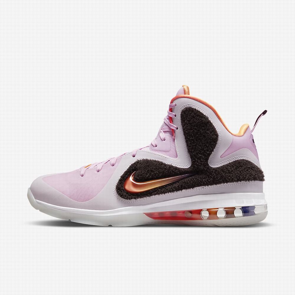 Tenisky Nike LeBron IX Panske Ruzove Hnede Biele Viacfarebný | SK728501