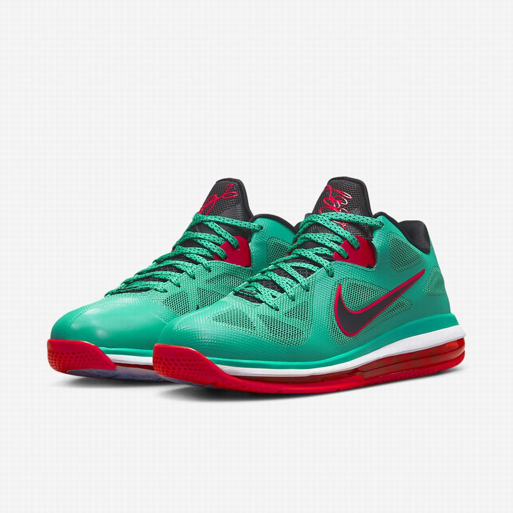 Tenisky Nike Lebron 9 Low Panske Zelene Červené Biele Čierne | SK610972