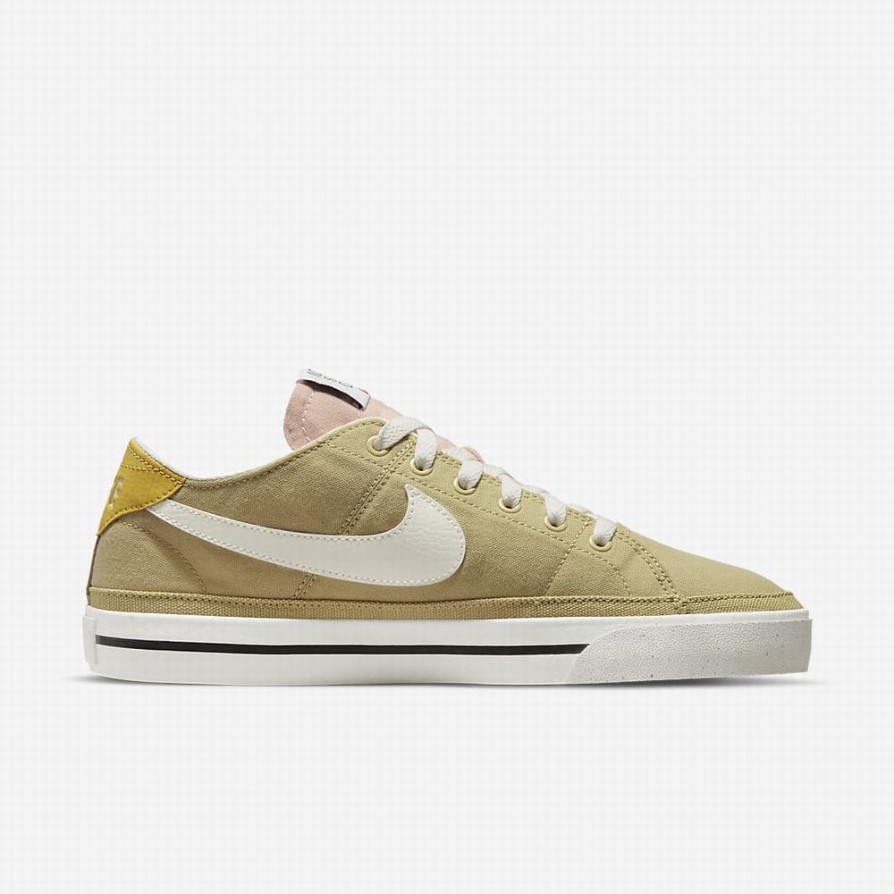 Tenisky Nike NikeCourt Legacy Canvas Next Nature Panske Hnede Zelene Čierne | SK397562