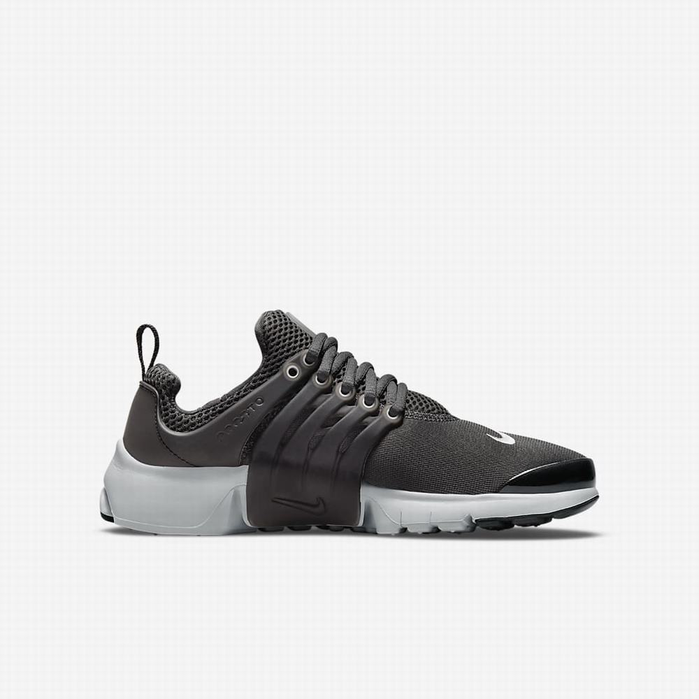 Tenisky Nike Presto Detske Tmavo Siva Čierne Siva Čierne | SK760492