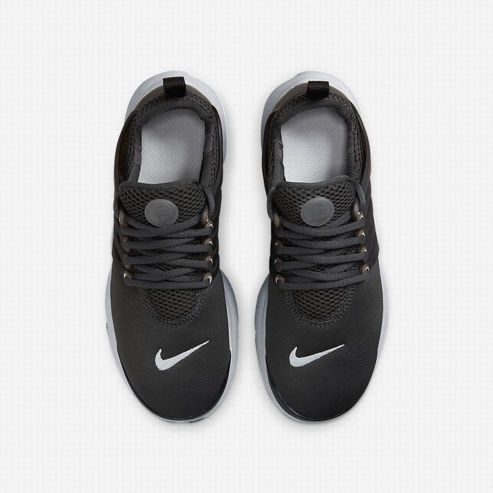 Tenisky Nike Presto Detske Tmavo Siva Čierne Siva Čierne | SK760492