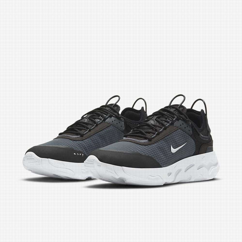 Tenisky Nike React Live Panske Čierne Tmavo Siva Biele | SK165839