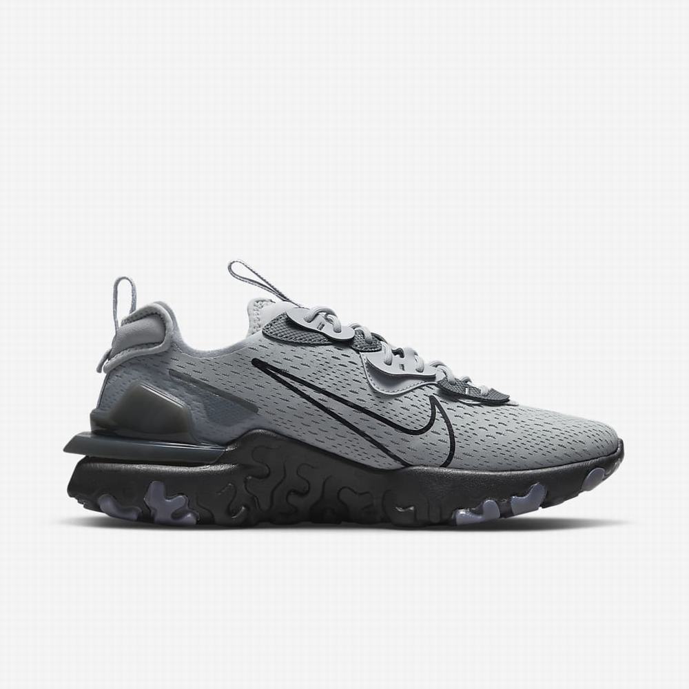 Tenisky Nike React Vision Panske Siva Čierne | SK837645