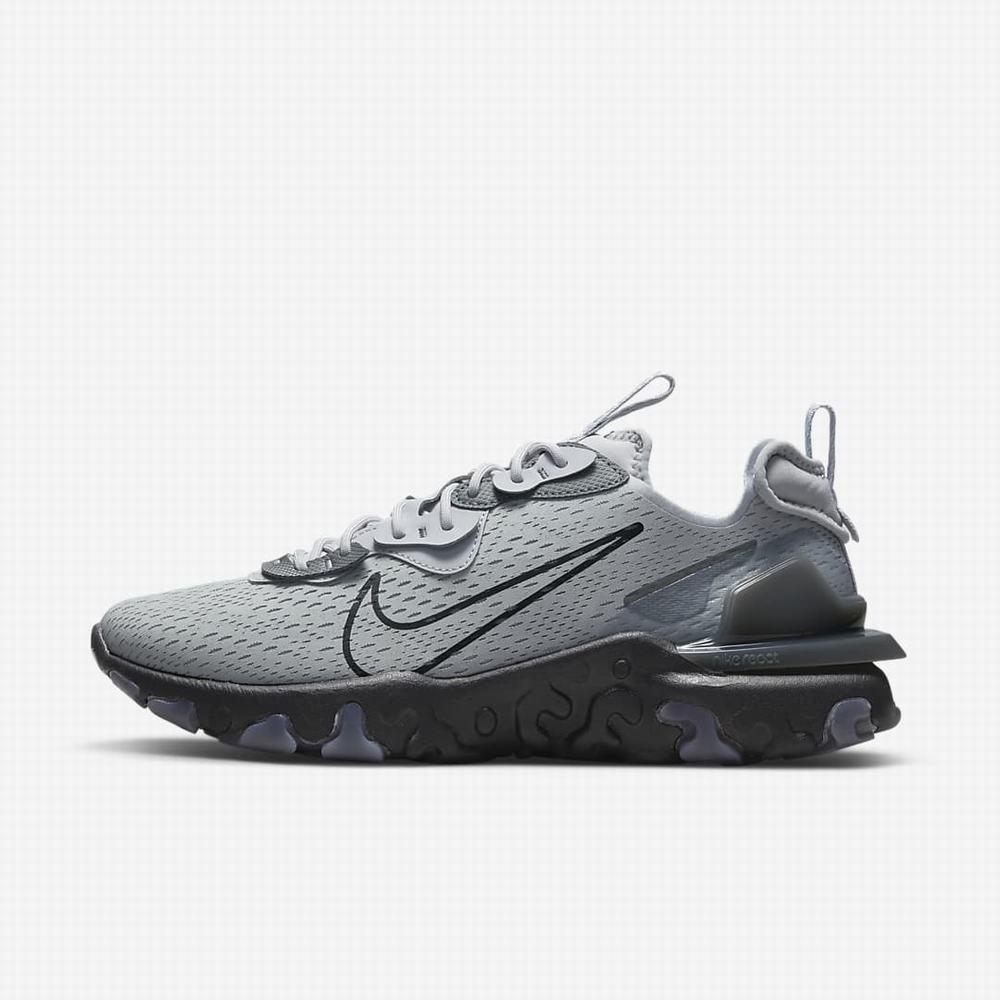 Tenisky Nike React Vision Panske Siva Čierne | SK837645