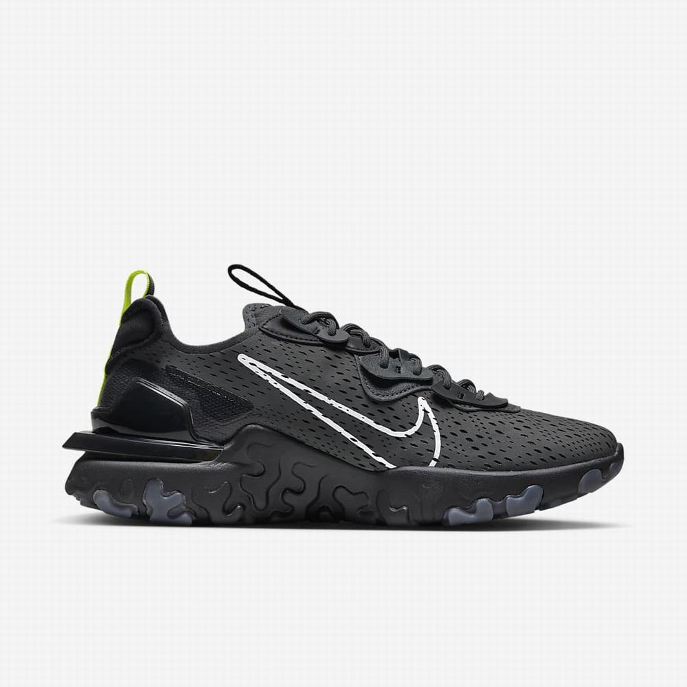 Tenisky Nike React Vision Panske Siva Čierne Biele | SK961875