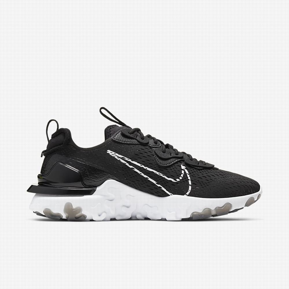 Tenisky Nike React Vision Panske Čierne Biele | SK841562