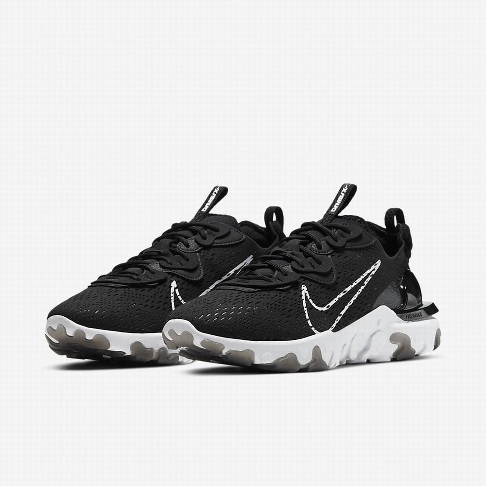 Tenisky Nike React Vision Panske Čierne Biele | SK841562