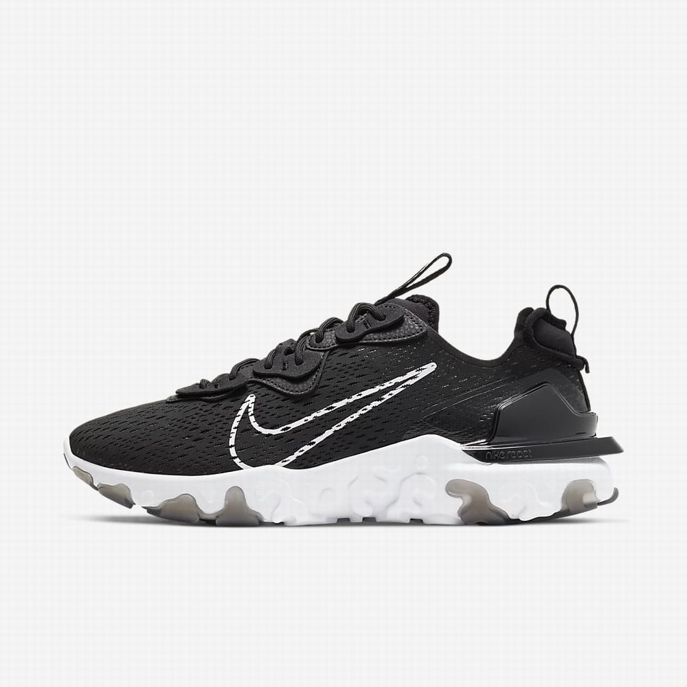 Tenisky Nike React Vision Panske Čierne Biele | SK841562